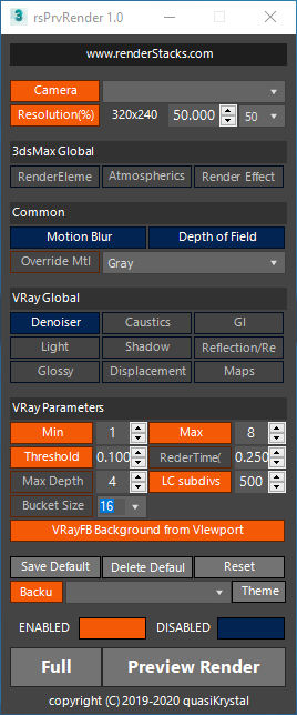 vray 3ds max render settings